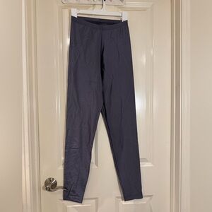 American Apparel Silver Leggings. Size XL